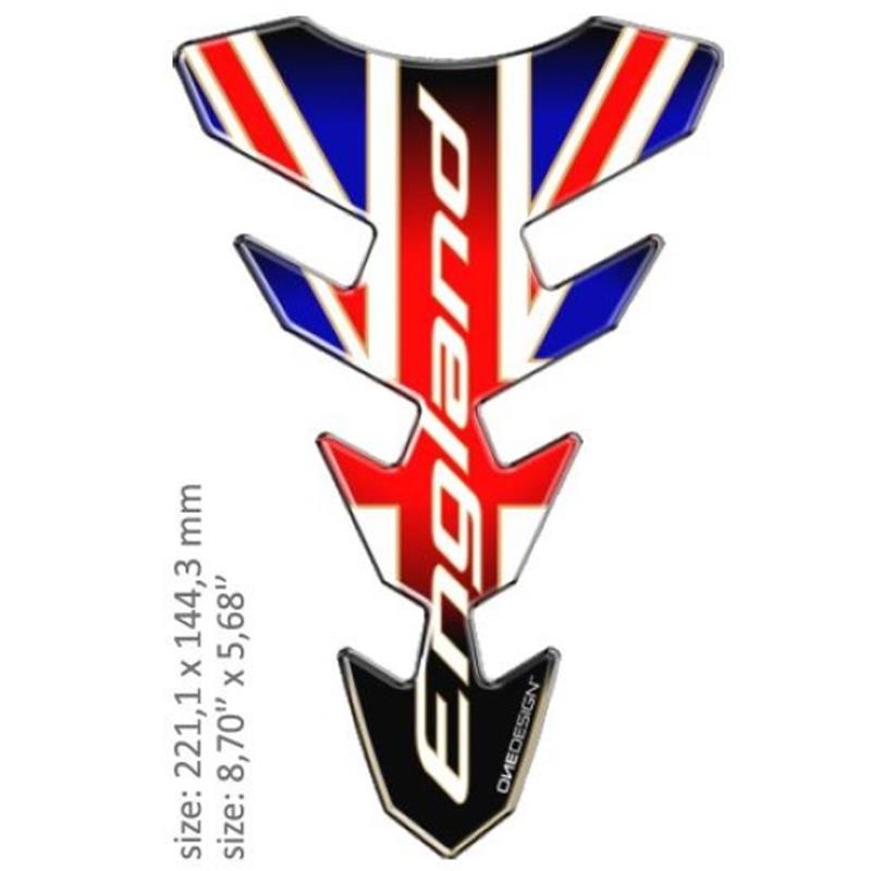 Tank nalepka Print Slim Angleška zastava