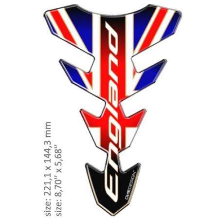 Tank nalepka Print Slim Angleška zastava