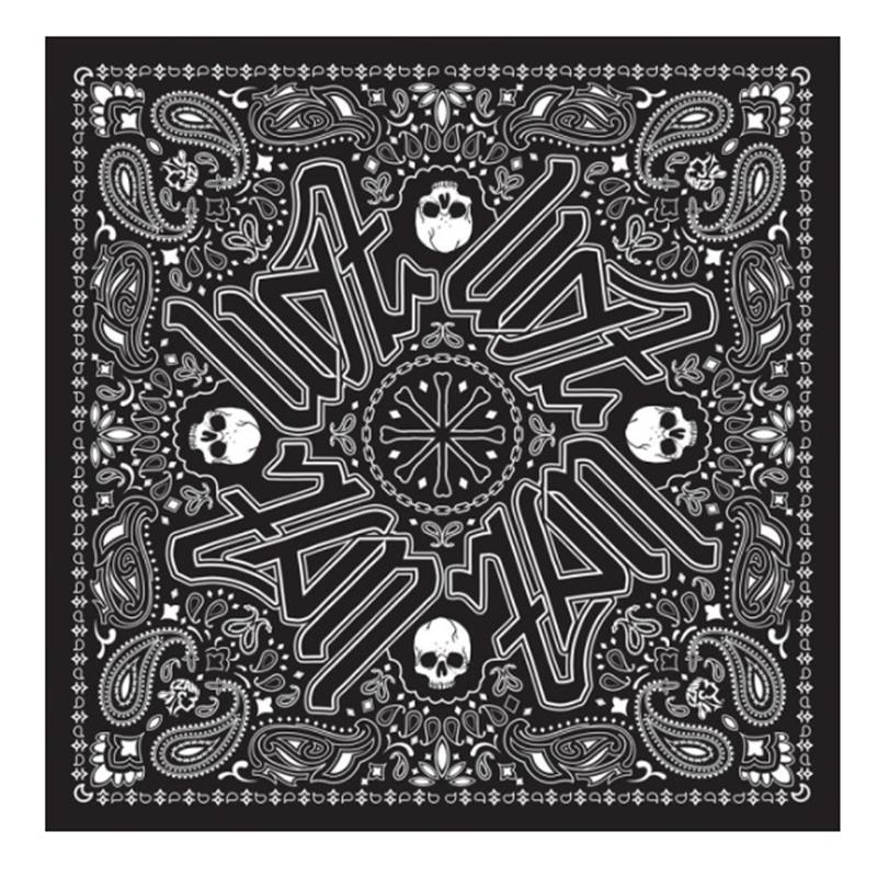 Naglavna ruta Zan Bandana Black Paisley