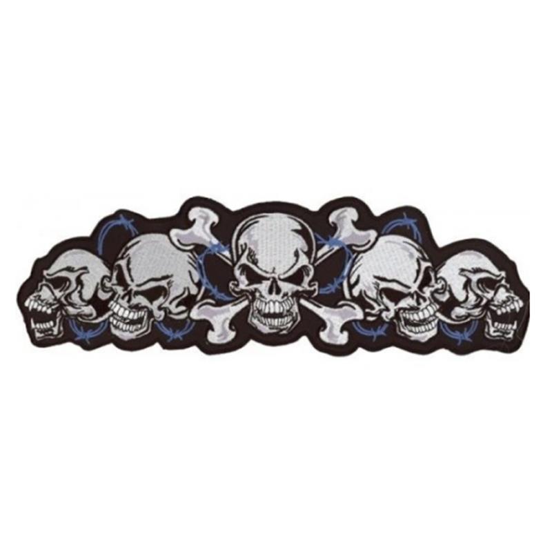 Našitek Lethal Threat String of Skulls