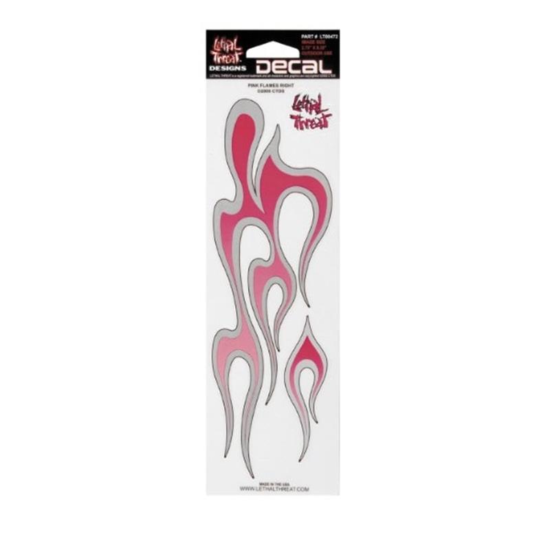 Set nalepk Lethal Threat Pink Flames R