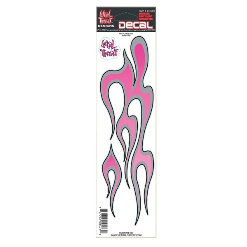 Set nalepk Lethal Threat Pink Flames L