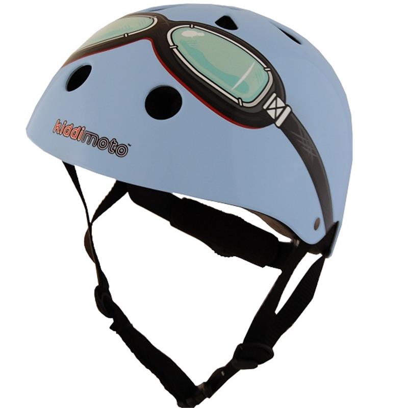 Otroška čelada Kiddimoto Blue Goggle