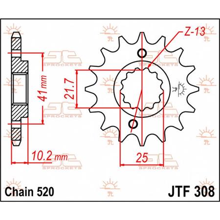 Zobnik JT 520 14T