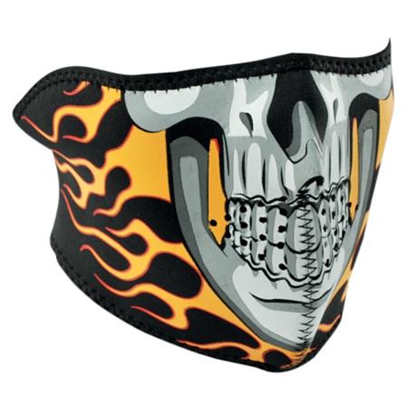 Obrazna maska Zan Headgear Burning skull