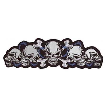 Našitek Lethal Threat String of Skulls