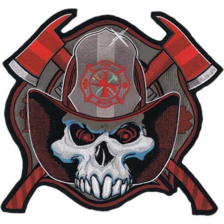 Našitek Lethal Threat Fireman Skull