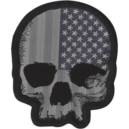 Našitek Lethal Threat USA Flag Skull