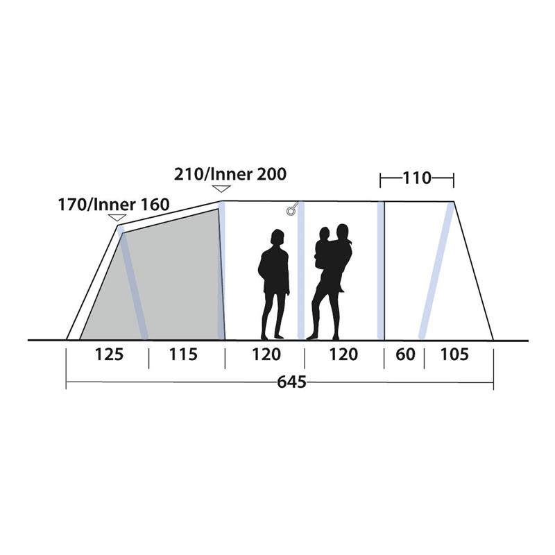 Šotor Outwell Tennessee 5 Air