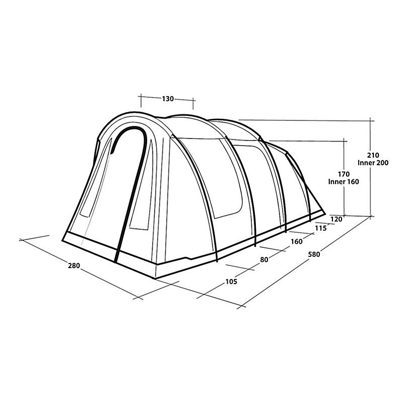 Šotor Outwell Privilege Rockwell 4