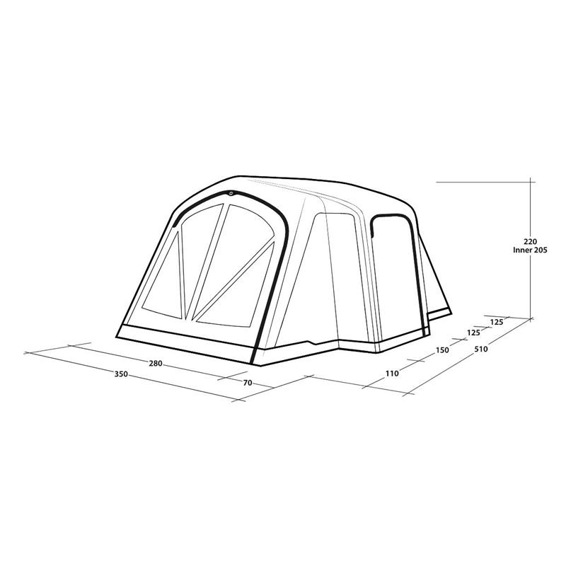 Šotor Outwell Smart Air Montana 6SA
