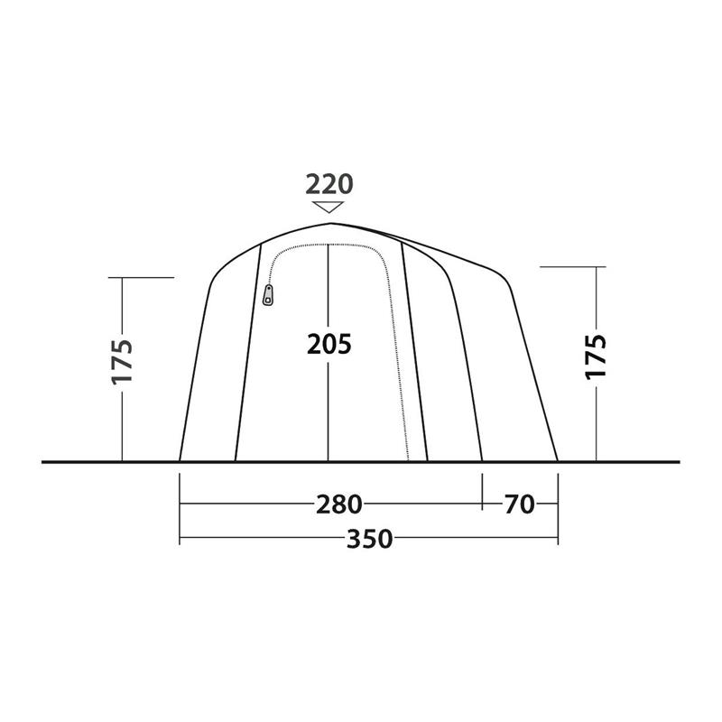 Šotor Outwell Smart Air Montana 6SA