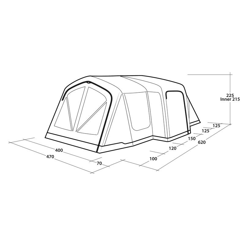 Šotor Outwell Montana 6 Air