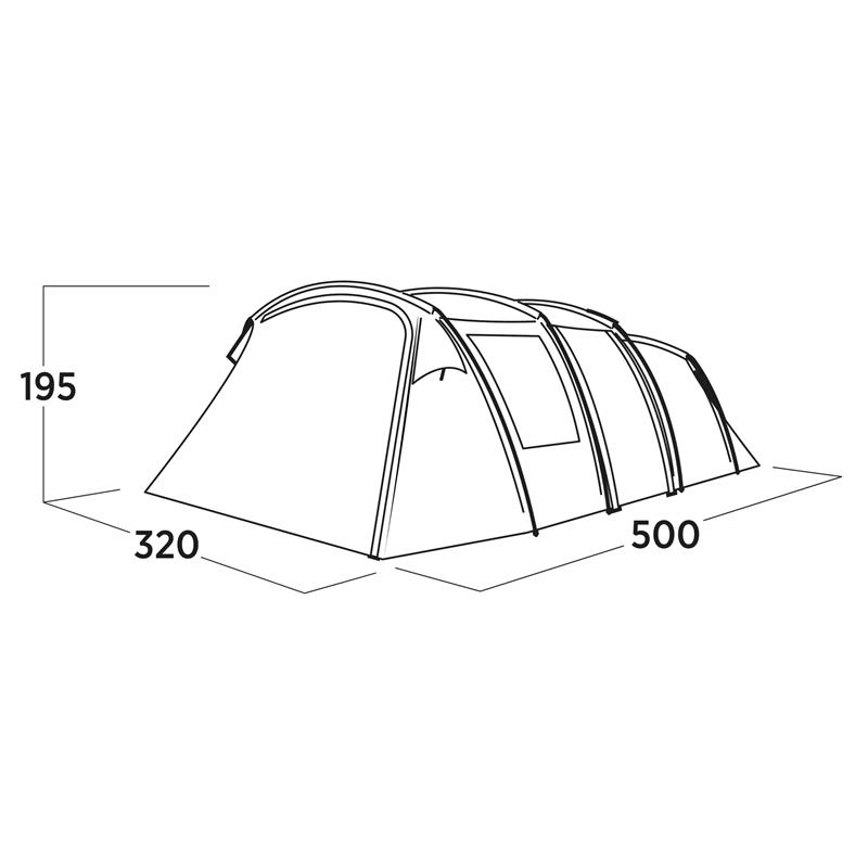 Šotor Easy Camp Skarvan 5