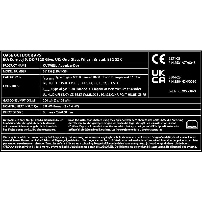 Kuhalnik Outwell Appetizer Duo