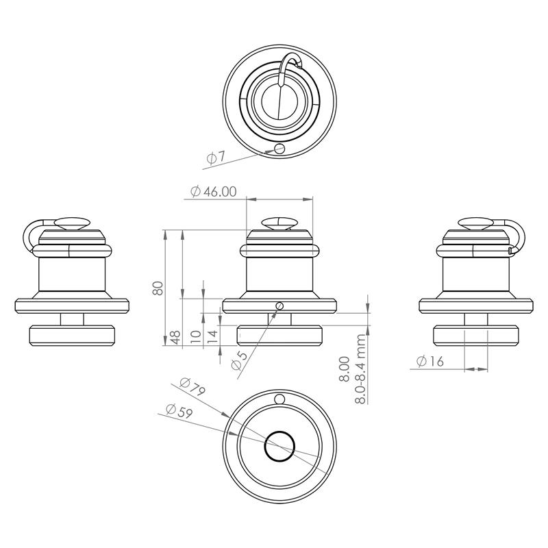 Disk ključavnica Oxford Beast
