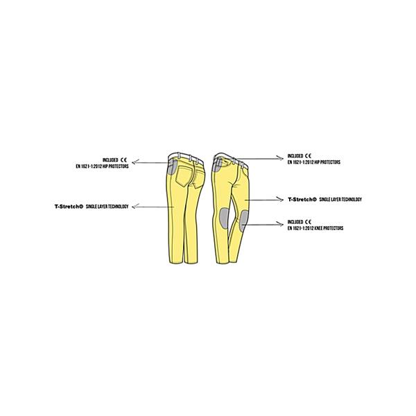 Motoristične kavbojke PMJ Dust