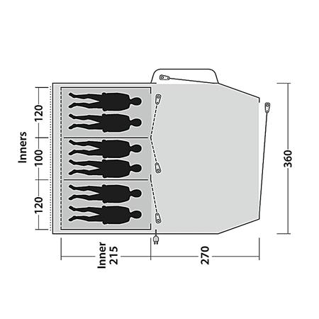 Šotor Outwell Springwood 6SG