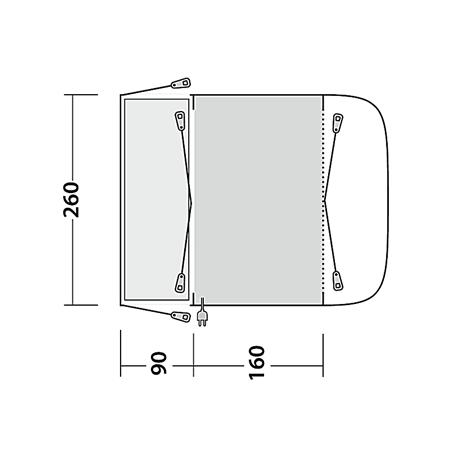 Tenda Outwell Waystone 160