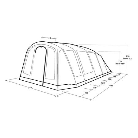 Šotor Outwell Tennessee 5 Air
