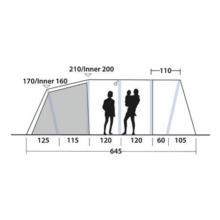 Šotor Outwell Tennessee 5 Air