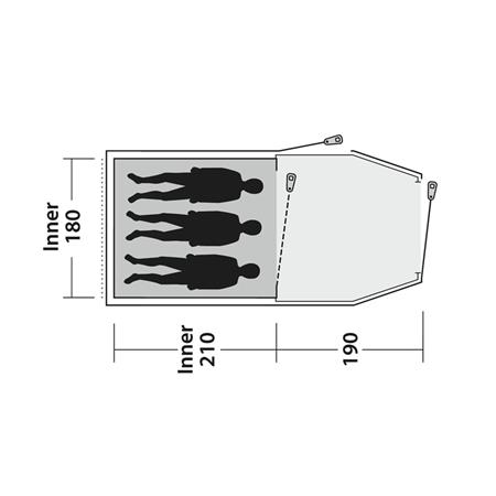 Šotor Outwell Earth 3 Plus