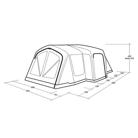 Šotor Outwell Montana 6 Air