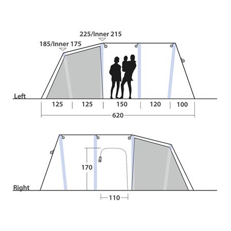 Šotor Outwell Montana 6 Air