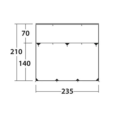 Ponjava Outwell Hillcrest Tarp