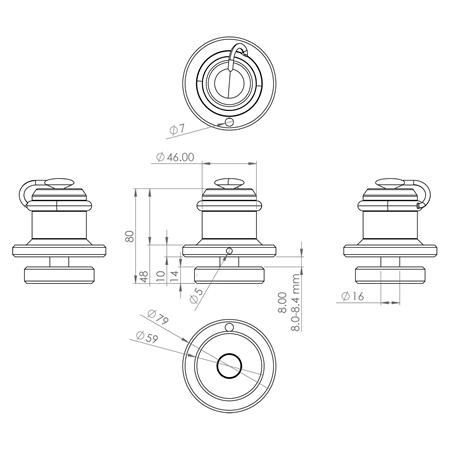 Disk ključavnica Oxford Beast