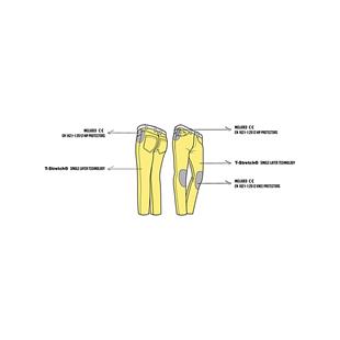 Motoristične kavbojke PMJ Dust