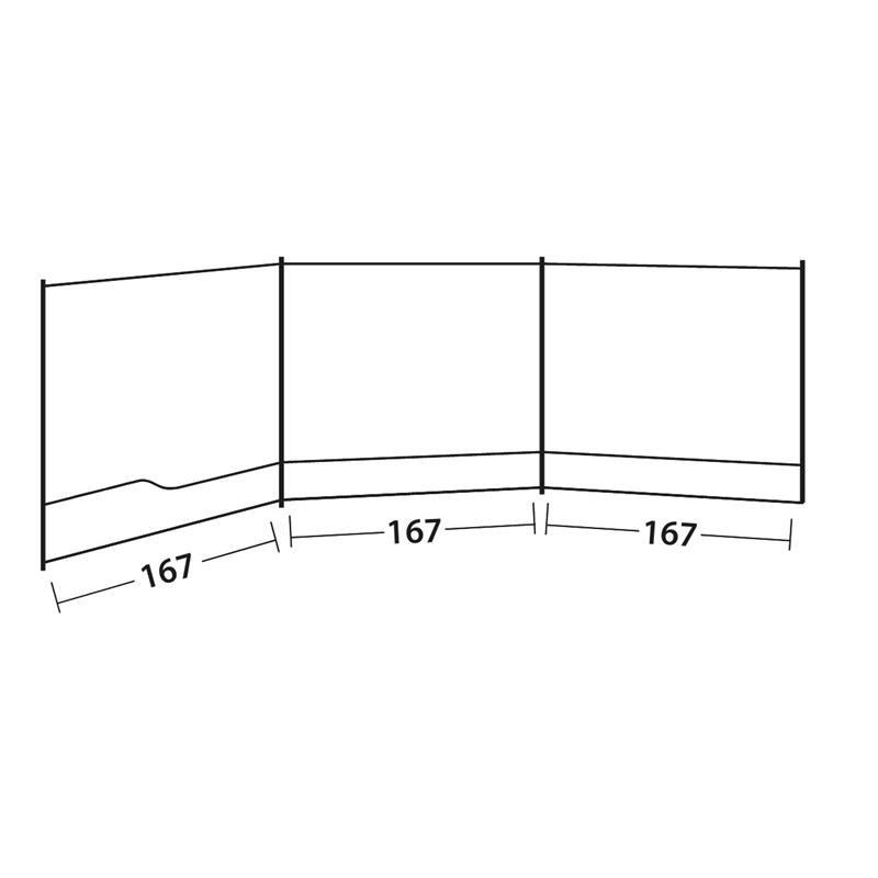 Vetrobran Outwell Windscreen Grey