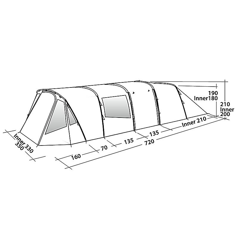 Šotor Easy Camp Palmdale 600 Lux