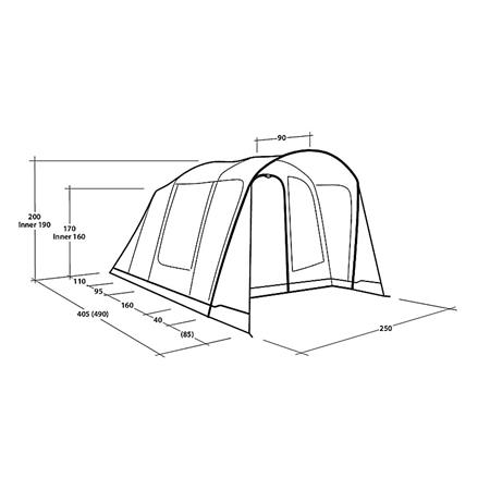 Šotor Outwell Sunhill 3 Air