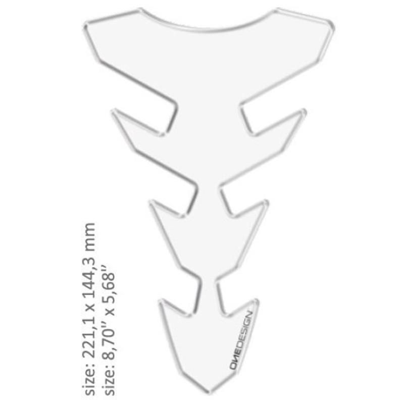 Tank nalepka Print Slim Transparent