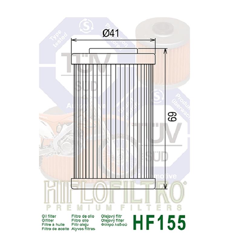 Hiflo oljni filter HF155