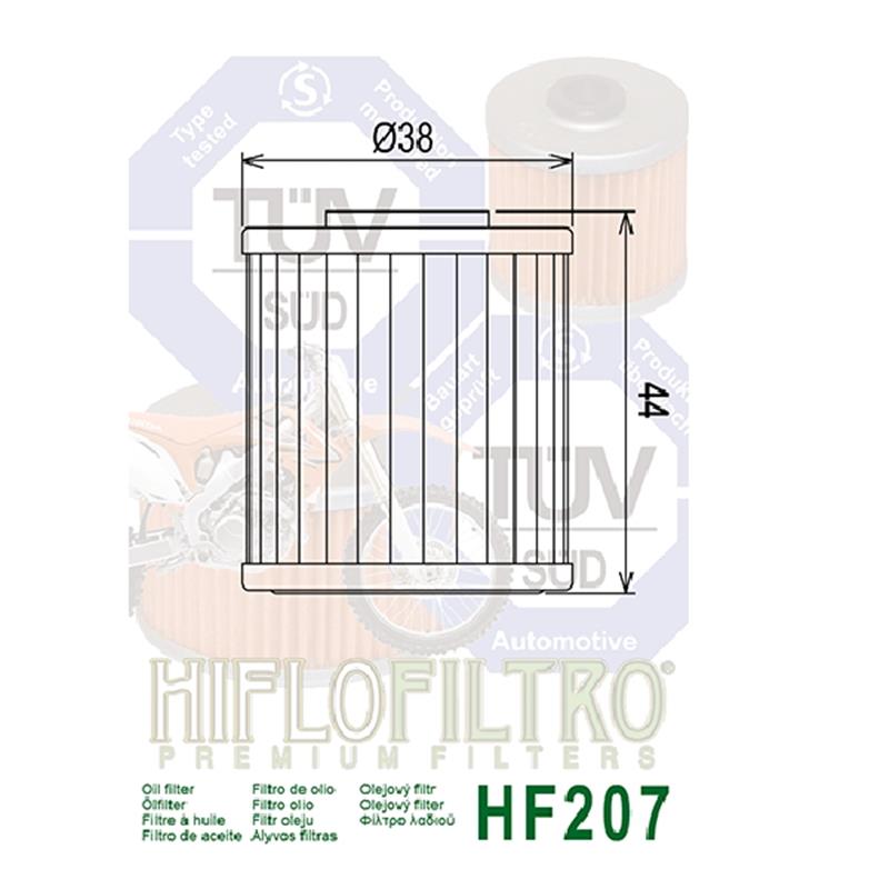 Hiflo oljni filter HF207