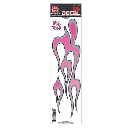 Set nalepk Lethal Threat Pink Flames L