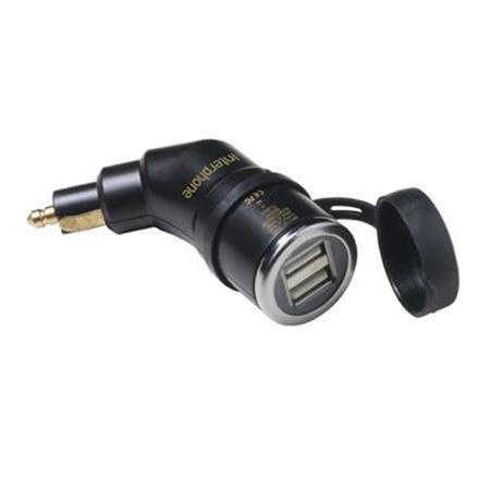 Interphone DIN vtičnica 12V-2USB