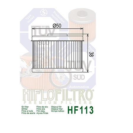 Hiflo oljni filter HF113