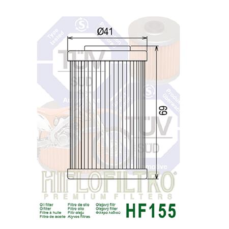 Hiflo oljni filter HF155